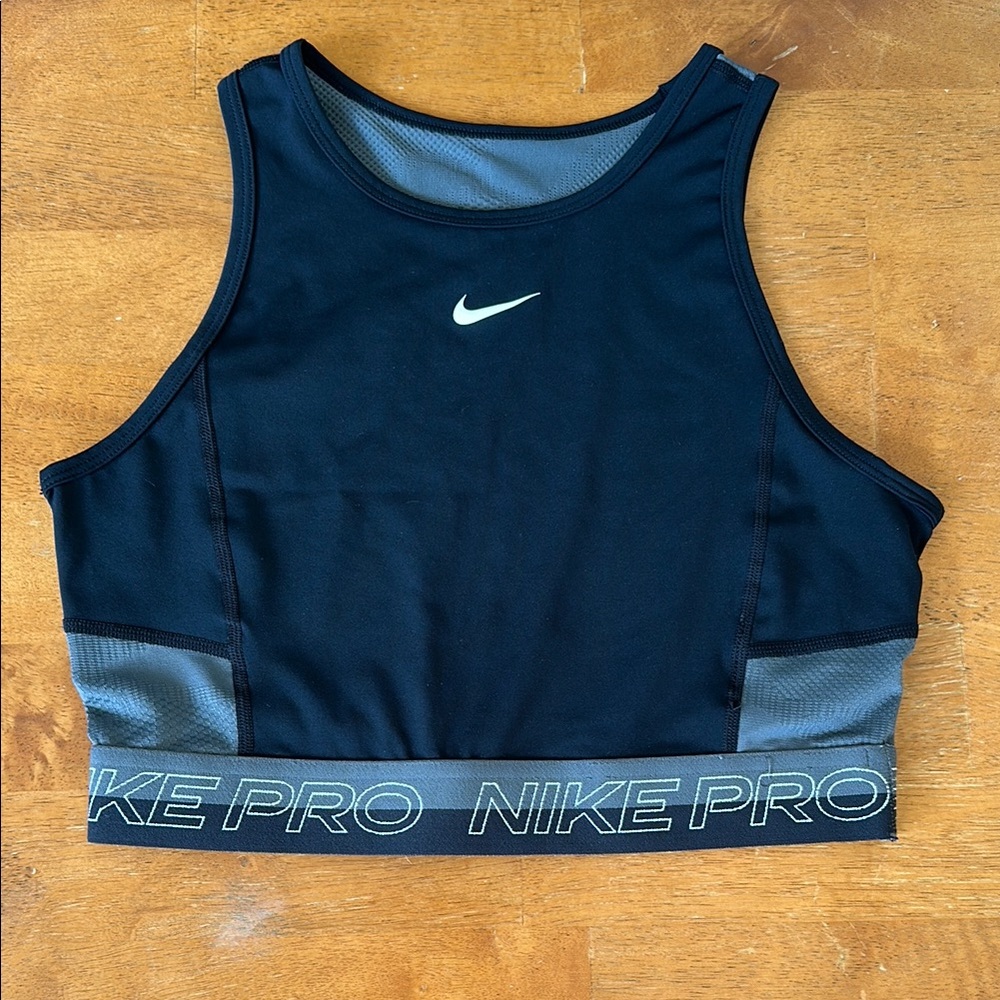 Nike Black Crop Top